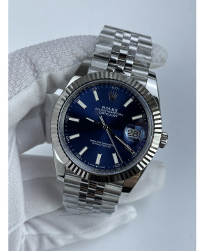 (준비완료/특급배송)NO.2434/NM공장 롤렉스 데이저스트 41미리 블루 바 (강력추천)