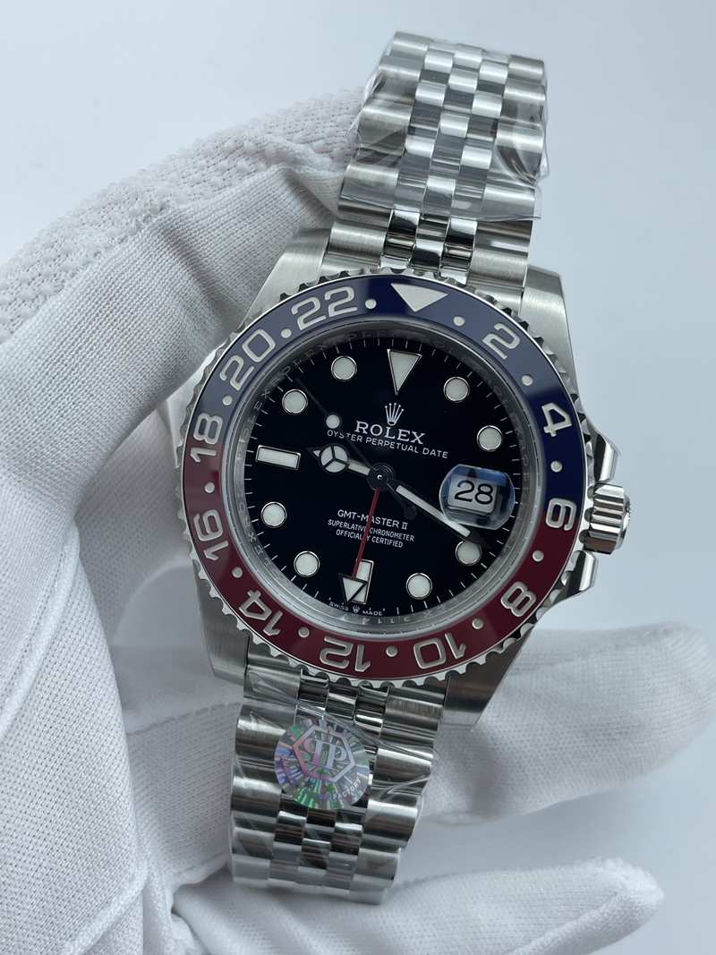 (준비완료/특급배송)NO.3457/롤렉스 펩시 지엠티마스터2 126710BLRO QP공장