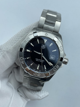 (준비완료/특급배송)NO.3578/ 신공장 태그호이어 아쿠아레이서 300M 쿼츠 스틸 블랙다이얼