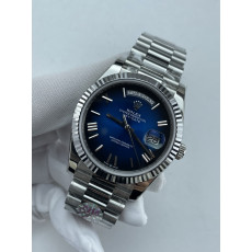 (준비완료/특급배송)NO.3660/QP공장 롤렉스 데이데이트40 텅스텐 블루옴브레로만다이얼